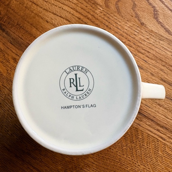 Vintage Ralph Lauren Hamptons Flag Coffee Mug - Red, White & Blue, USA, American - Picture 4 of 9